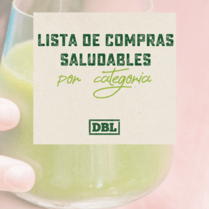 Lista de compras  saludables por categoría